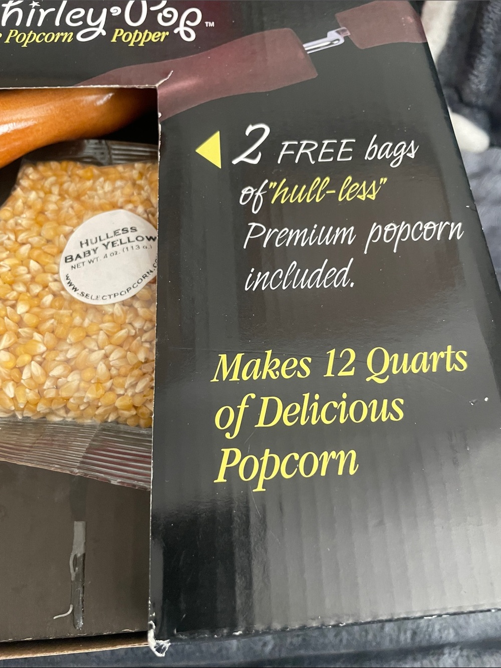 3-Minute Popcorn Popper in Silver and Brown - Picture 7 of 9